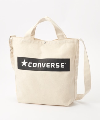 CONVERSE ボックスロゴ2WAYショルダートートバッグ A