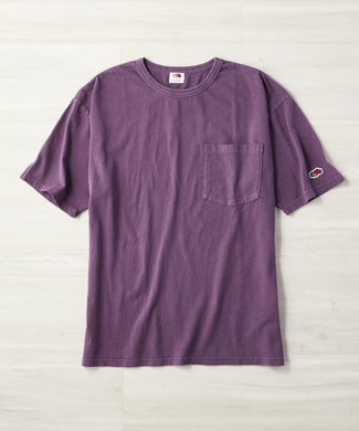 FRUIT OF THE LOOM フェードカラーTシャツ メンズ パープル