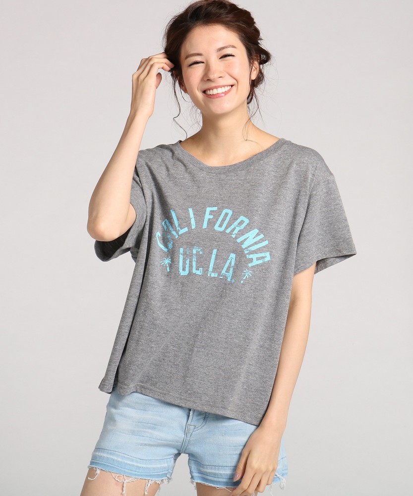 UCLA ゆるTシャツ レディース グレー