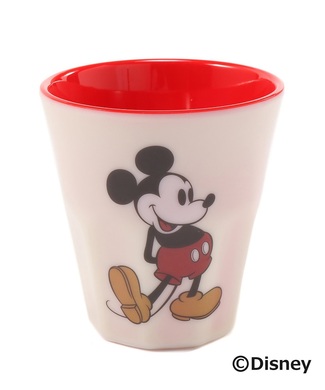 DISNEY ミッキーマウスデザイン メラミンタンブラー レディース レッド